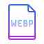 gradient style webp icon