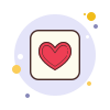 bubbles style herzen icon