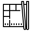 cute outline style bento icon