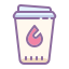 cute color style heißes getränk zum mitnehmen icon