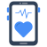 App-medica-mobile-esterna-vettori-sanitari-e-medicilab-flat-vettoreslab-3 icon