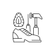 shoe repair and reconditioning icon