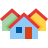 white arrow icon