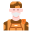 soldier in mask icon