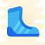 cute clipart style wrestling boots icon