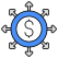 finanzieller abfluss icon
