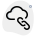 Online content with shareable cloud link layout icon