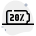 20 percent battery icon