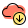 Content stored online on cloud server with download arrow icon
