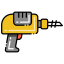 construction drill icon
