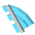 isometric color style wi fi off icon