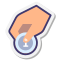 stickers style 기부 icon