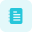 Notebook with verticle coil binding spiral layout icon