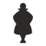 esterno-Fat-Woman-corpo-altri-inmotus-design icon