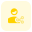 Sharing the document for company chatting purpose icon