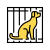 Dog in Cage icon