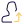 user curved up arrow icon