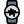 Circular watch face with inbuilt heart rate sensors icon