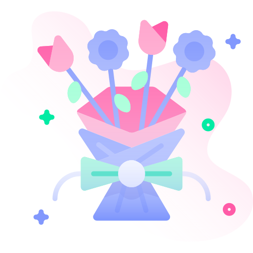 flower bouquet icon