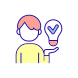 building decision making skills icon