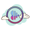 cloud style 安加米 icon