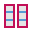 color pixels style tabelle teilen icon