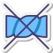 stickers style do not wring icon