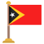 drapeau du timor leste icon