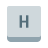 hキー icon