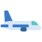 avião-veículos-externos-peixe-suculento-plano-plano icon