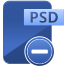 delete psd file icon