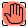 palm scanning icon