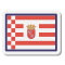 Флаг города Бремена с малым гербом icon