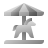 deco duotone style carousel icon