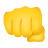 emoji del pugno in arrivo icon