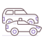 caravana-de-motorización-externa-activismo-flaticons-color-lineal-iconos-planos icon