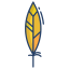 yellow warbler feather icon