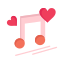 música romántica icon