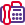 Facsimile incoming FAX document printing on machine icon