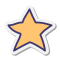 stella disegnata a mano icon
