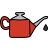 doodle style engine oil icon