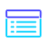 neon style property icon