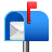 Briefkasten mit gehisster Flagge öffnen icon