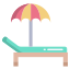 beach chair icon