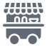 Food cart icon