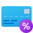 intereses de tarjeta de crédito icon