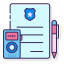 external-statement-private-detektiv-flaticons-lineal-color-flat-icons icon