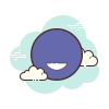 cloud style diversão icon