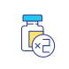 two dose vaccination icon