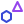 Triangle and polygon icon